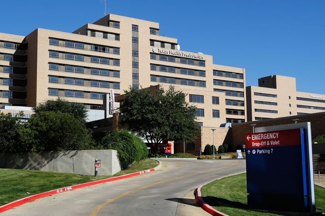 The Texas Health Presbyterian Hospital where the health care workers treated the index patient